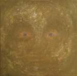 Hlava přes celé, akryl na plátně, 50x50 cm, 2011