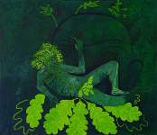 Zelený, akryl na plátně, 95x110 cm, 2012