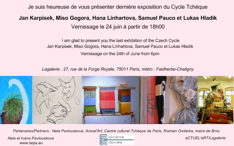 Pozvánka: Cycle Tchèque, Lagalerie, 24.6.2009, Paříž