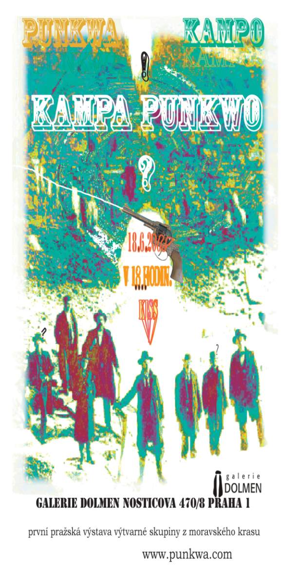 Flyer: Kampa Punkwo?, Dolmen Gallery, Prague, 18.6.2008