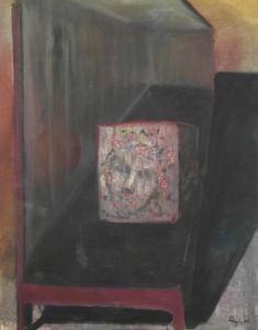 Výstava na Radikále 2.3.2005, Pavel Štych: akryl, plátno, 120x95cm
