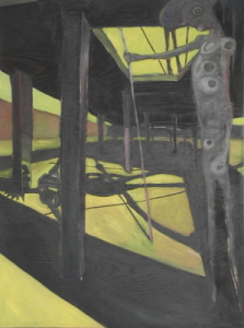 Výstava na Radikále 2.3.2005, Pavel Štych: olej, dřevo, 122,5x90cm