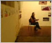 Free 3gp video: Opening of the exhibition in gallery Doubner (Jana Šteflíčková on guitar), Prague, 21.11. - 1,1MB
