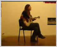 Free 3gp video: Opening of the exhibition in gallery Doubner (Jana Šteflíčková on guitar), Prague, 21.11. - 928KB