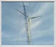 3gp video zdarma: Usazování vrtule větrné elektrárny o výšce 135m a telefonující sestra Petra, Pavlov u Dlouhé Brtnice - 934KB