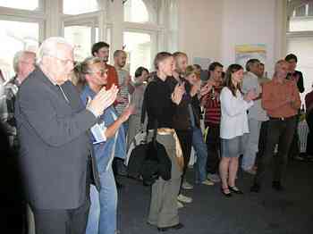 Opening of show in Brno Gallery Artkontakt 15.9.2005