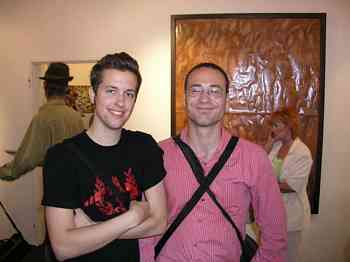 Vernisáž výstavy v galerii Artkontakt 15.9.2005