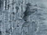 Akryl a tuš na papíře, 125x200 cm, 2003